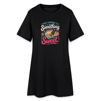 Conception de la boîte à récompenses - Robe T-shirt Femme - noir - Devant