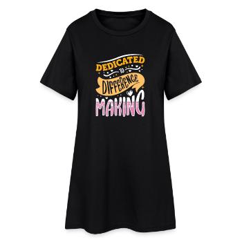 Geschenke für ESE-Lehrer - Frauen T-Shirt-Kleid - Schwarz - Vorne