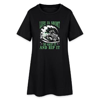 Quad ATV Garçons Hommes Quad Wheeler - Robe T-shirt Femme - noir - Devant