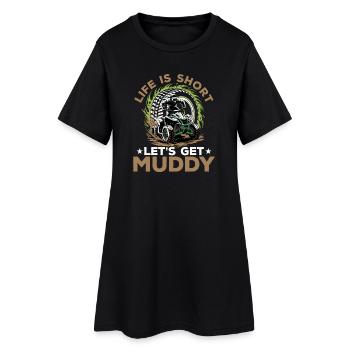 Quad ATV Garçons Hommes Quad Wheeler - Robe T-shirt Femme - noir - Devant