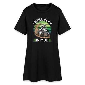 Quad ATV Garçons Hommes Quad Wheeler - Robe T-shirt Femme - noir - Devant