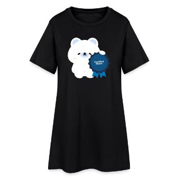 Ours Polaire du Chaos certifié - Robe T-shirt Femme - noir - Devant