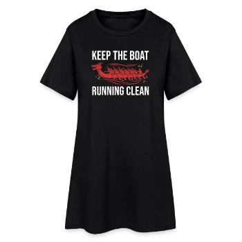 Équipe de pagayeurs du Dragon Boat Club Cadeau de bateaux Dragon - Robe T-shirt Femme - noir - Devant