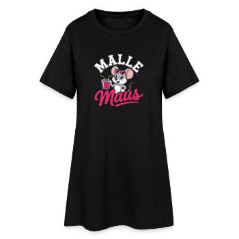 Mallemaus Enterrement de vie de garçon Femmes Mallorca Fête de fans Malle Mouse - Robe T-shirt Femme - noir - Devant