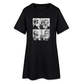 Bande photo de John Brown - Robe T-shirt Femme - noir - Devant