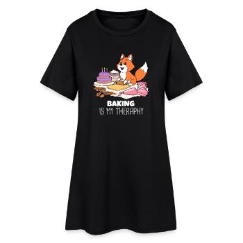 Fuchs Baking Therapy: Cakes & Cookies - Women’s T-Shirt Dress - black - Front