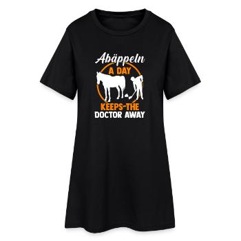 Équitation Amateurs de chevaux Écuries à cheval Chevaux - Robe T-shirt Femme - noir - Devant