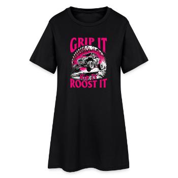 UTV Fille tout-terrain Femme 4 roues côte à côte - Robe T-shirt Femme - noir - Devant