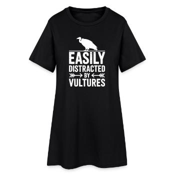 Geier Sprüche Geier Lustiges Geier Geschenk - Frauen T-Shirt-Kleid - Schwarz - Vorne