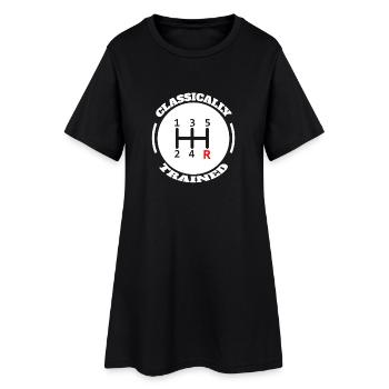Passionné de voitures manuelles - Vitesses manuelles pour la manuelle C - Robe T-shirt Femme - noir - Devant