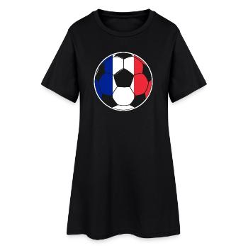 Football - Team France - Women’s T-Shirt Dress - black - Front