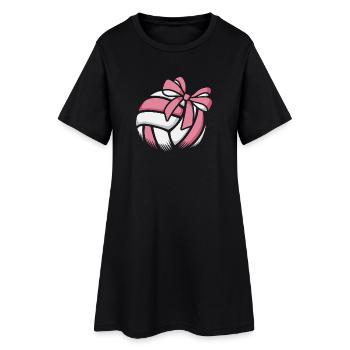 Joueuse de volley-ball de beach-volley féminin - Robe T-shirt Femme - noir - Devant