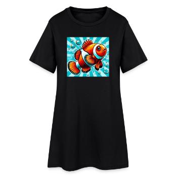 Clownfish - Women’s T-Shirt Dress - black - Front