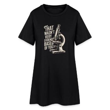 That Wasn't Evidence-Based Medizin Labor Nerd Arzt - Frauen T-Shirt-Kleid - Schwarz - Vorne