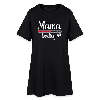 Maman 2027 Chargement Maman Attendante 2027 - Robe T-shirt Femme - noir - Devant