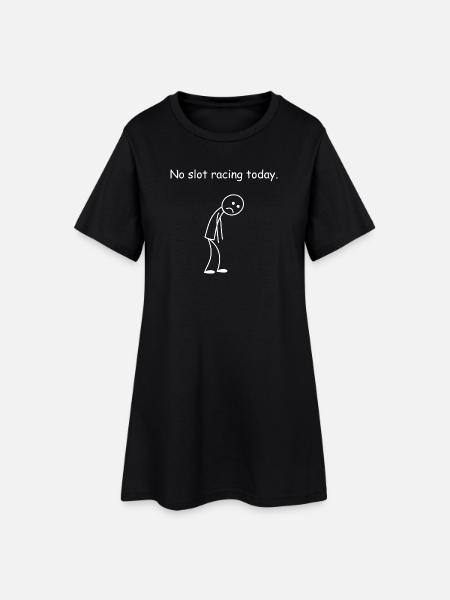Slotcar Slot Racing Car Cool Driving Today - Frauen T-Shirt-Kleid - Schwarz