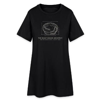 Architecte du dîner rôti - Yorkshire Pudding - Robe T-shirt Femme - noir - Devant