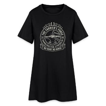 La Forge du Maréchal-Ferrant - Pas de sabot, pas d’artisanat du cheval - Robe T-shirt Femme - noir - Devant