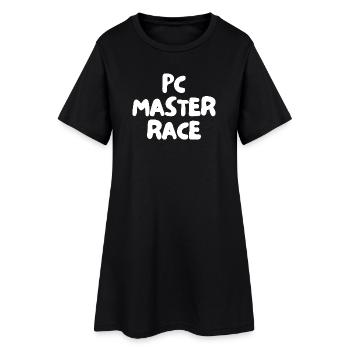 Race Maître PC - Robe T-shirt Femme - noir - Devant