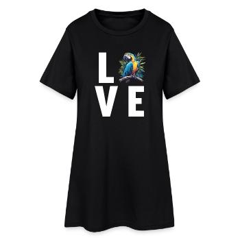 L’ère de l’ara - Robe T-shirt Femme - noir - Devant