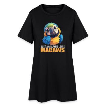 L’ère de l’ara - Robe T-shirt Femme - noir - Devant