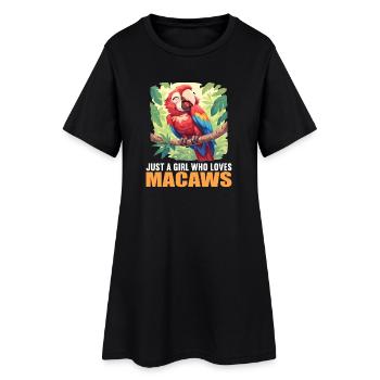 L’ère de l’ara - Robe T-shirt Femme - noir - Devant