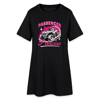 UTV Off Road Girl Woman 4 Wheeler Side by side - Frauen T-Shirt-Kleid - Schwarz - Vorne