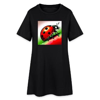 ladybird - Women’s T-Shirt Dress - black - Front