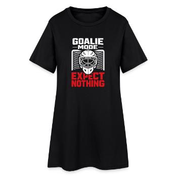 Gardien de but de hockey Cadeau de but Vie de gardien de hockey - Robe T-shirt Femme - noir - Devant