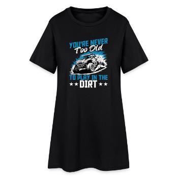 UTV Tout-Terrain Boy Men 4 Wheels Side by Side - Robe T-shirt Femme - noir - Devant