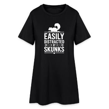 Paroles de moufette Cadeau drôle de moufette - Robe T-shirt Femme - noir - Devant