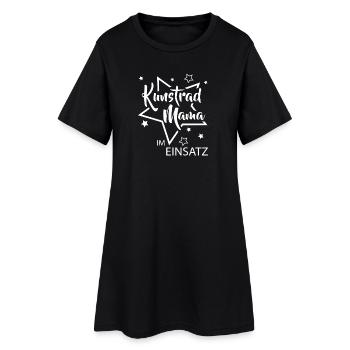 Kunstrad, Kunstradfahren, Hallenradsport - Frauen T-Shirt-Kleid - Schwarz - Vorne