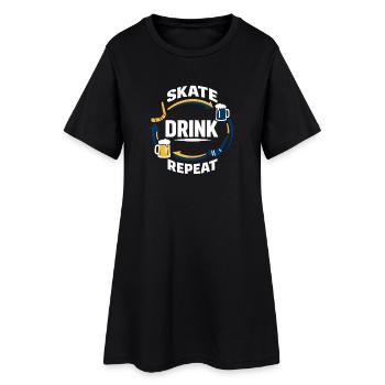 Ligue de la Bière Hockey Humour des joueurs drôles de hockey - Robe T-shirt Femme - noir - Devant