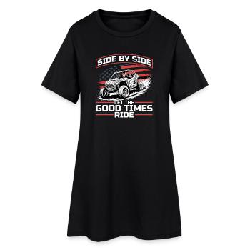 UTV Tout-Terrain Boy Men 4 Wheels Side by Side - Robe T-shirt Femme - noir - Devant
