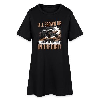 UTV Tout-Terrain Boy Men 4 Wheels Side by Side - Robe T-shirt Femme - noir - Devant