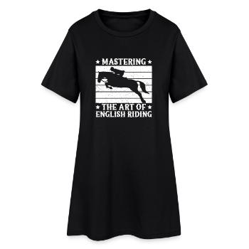 Cavalier amateur ArT of English Riding English - Robe T-shirt Femme - noir - Devant