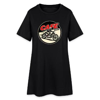 Cercle vintage du Café Racer - Robe T-shirt Femme - noir - Devant