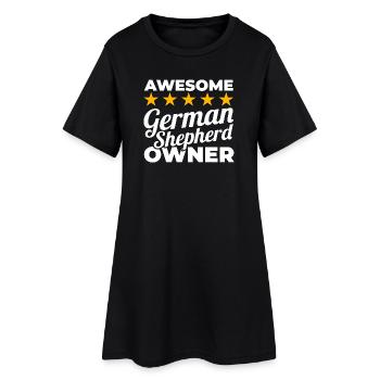Propriétaire de Great German Shepherd - Robe T-shirt Femme - noir - Devant