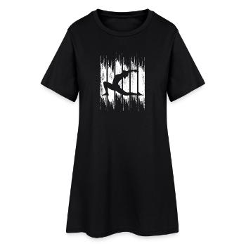 Yogini - Women’s T-Shirt Dress - black - Front