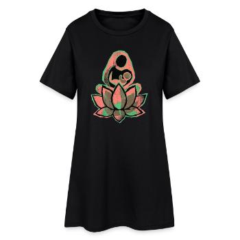 Mother Child Yoga - Women’s T-Shirt Dress - black - Front