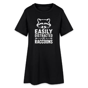 Paroles du raton laveur, drôle de cadeau de raton laveur - Robe T-shirt Femme - noir - Devant
