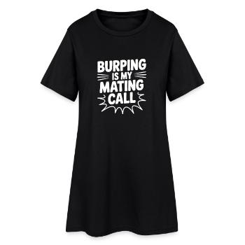 Le rot est mon appel d’accouplement - Robe T-shirt Femme - noir - Devant