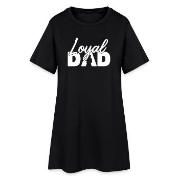 Silhouette de père loyal Fierté paternelle - Robe T-shirt Femme - noir - Devant
