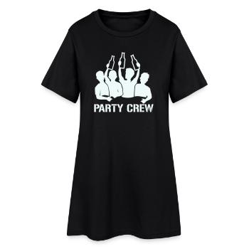 Équipe de la Bottle Raise Party - Robe T-shirt Femme - noir - Devant