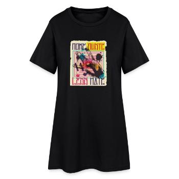 Graffiti musical - Robe T-shirt Femme - noir - Devant