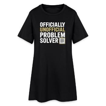 Secrétariat de l’école Bureau de l’administration de l’école Lustig - Robe T-shirt Femme - noir - Devant