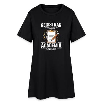 Secrétariat de l’école Bureau de l’école Organisation de loisirs - Robe T-shirt Femme - noir - Devant