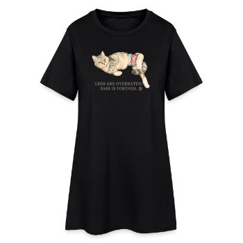 Les jambes sont surestimées pour le chat - Robe T-shirt Femme - noir - Devant
