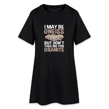 Archéologie Géologie - Robe T-shirt Femme - noir - Devant