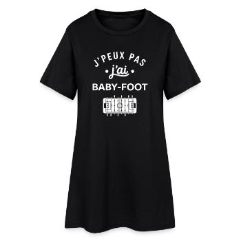 J'peux pas j'ai babyfoot - Robe T-shirt Femme - noir - Devant